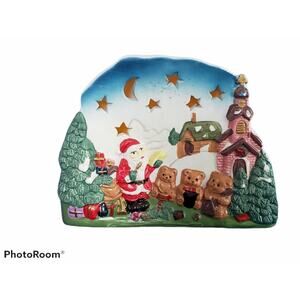 Holiday Village Votive Candle Holder
